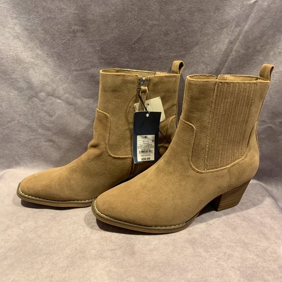 Universal Thread Solita Faux Suede Cowboy Booties - Picture 5 of 12